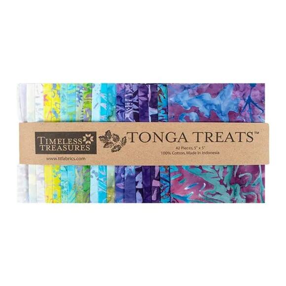 Dreamer Batiks Charm Pack by Tonga Treats for Timeless Treasures Fabrics - Picture 1 of 6